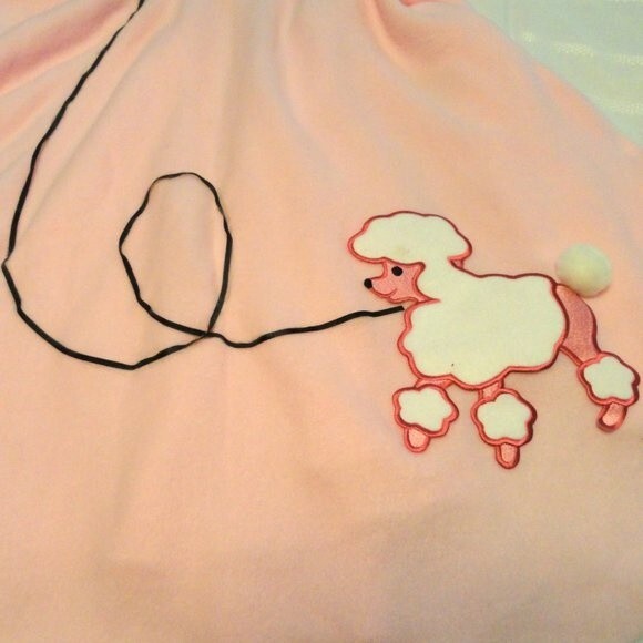 Poodlle Skirt Circle Skirt for costume - Picture 3 of 5